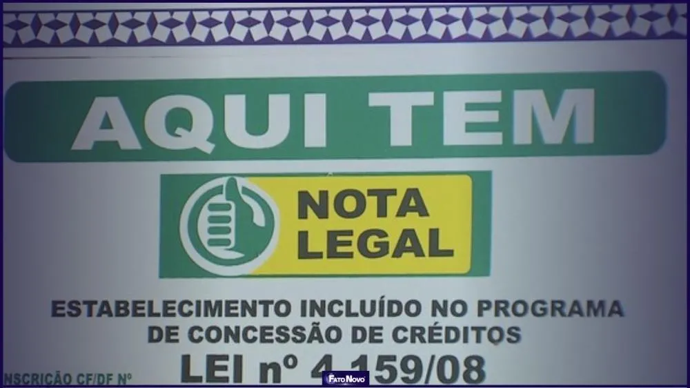 Prazo para indicar conta bancária e receber créditos do Nota Legal em dinheiro começa nesta segunda (1º)
