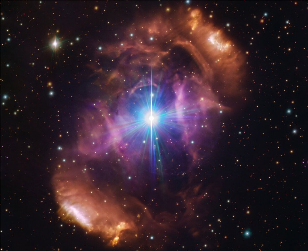 Choque de estrelas desvenda magnetismo de estrelas massivas