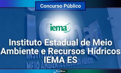 IEMA – ES divulga edital de processo seletivo; até R$ 7.511,73