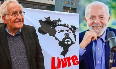 Lula e Noam Chomsky