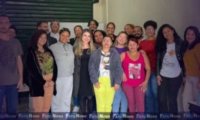 Roda de conversa com educadores sobre prevenção à violência sexual infantil promovida pelo Nevesca na Estrutural.