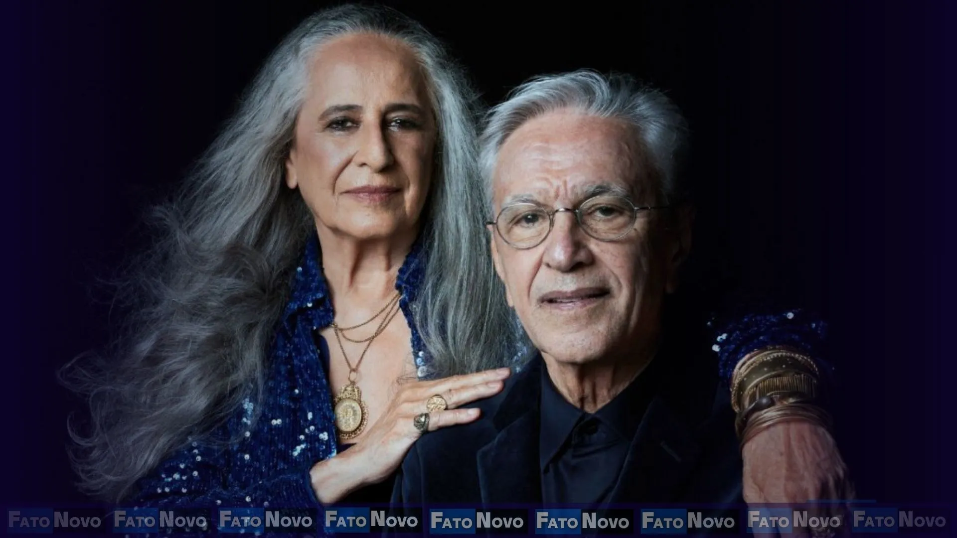 Caetano Veloso e Maria Bethânia são indicados ao Grammy 2026 com álbum ao vivo