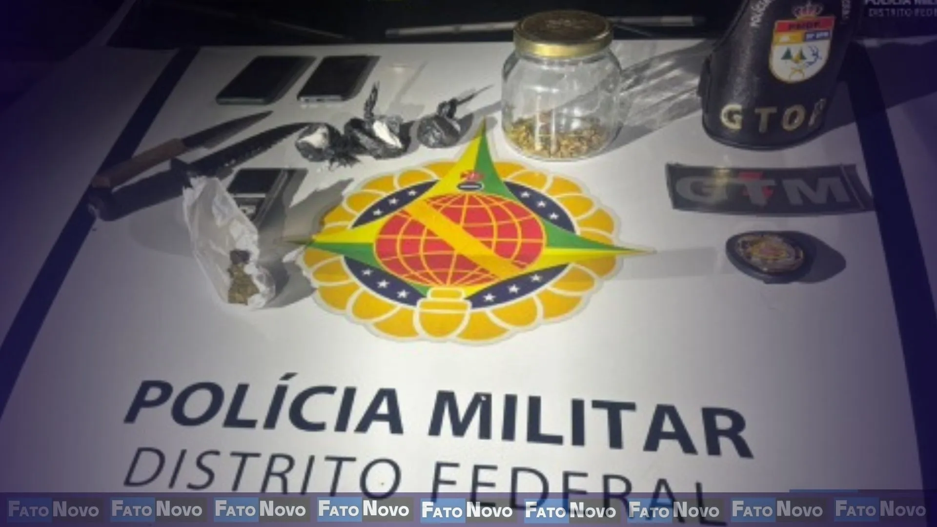 Reincidente em tráfico e porte ilegal de arma é preso no Del Lago pela PM