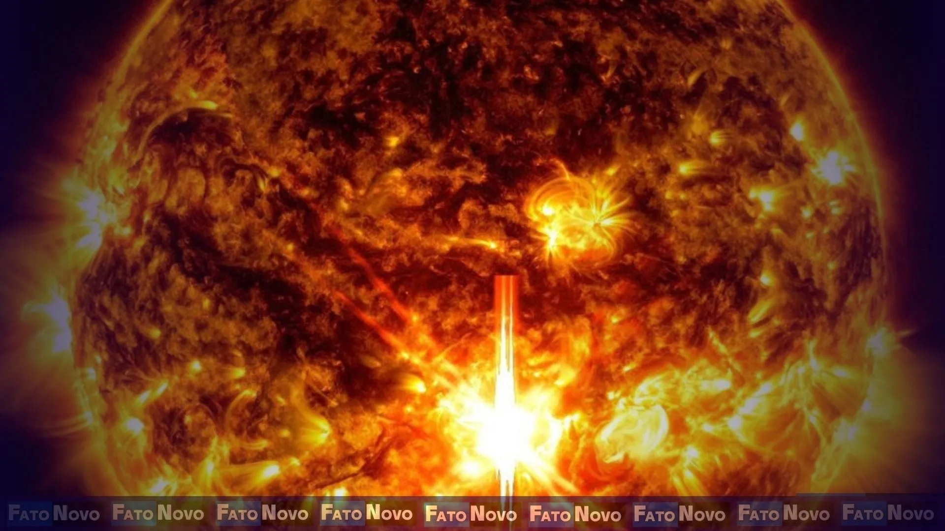 Alerta: Explosão Solar X5.1, a mais violenta de 2025, leva à Tempestade Geomagnética G4 e Risco de Nível G5